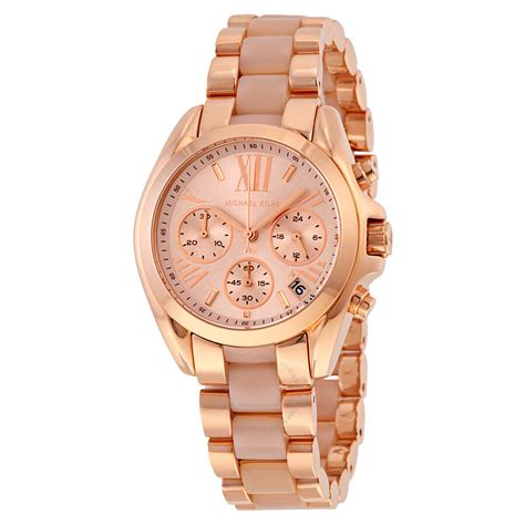 michael kors ladies rose gold watch|rose gold mk watch cheap.